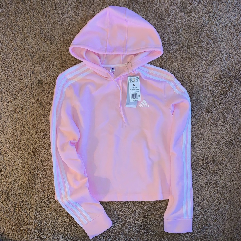 *PRICE DROP* ADIDAS Cropped Hoodie SMALL NWT